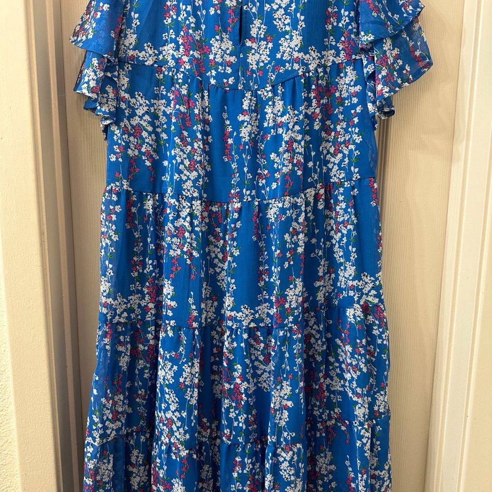 Floral Ruffle Smocked Dress - Picture 3 of 4